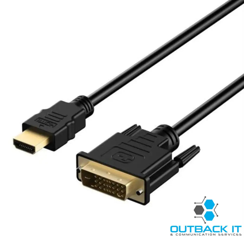 8ware HDMI to DVI-D Adapter Converter Cable 2m - Retail Pack Male to Male 30AWG Gold Plated PVC Jacket for PS4 PS3 Xbox