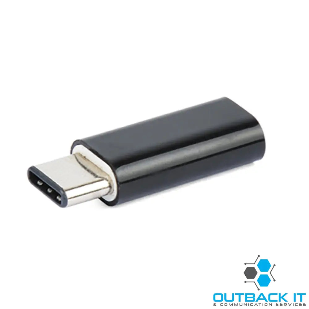 8Ware USB 2.0 Type C to Micro B Male to Female Adapter - 480Mbps USB Parallel & Firewire