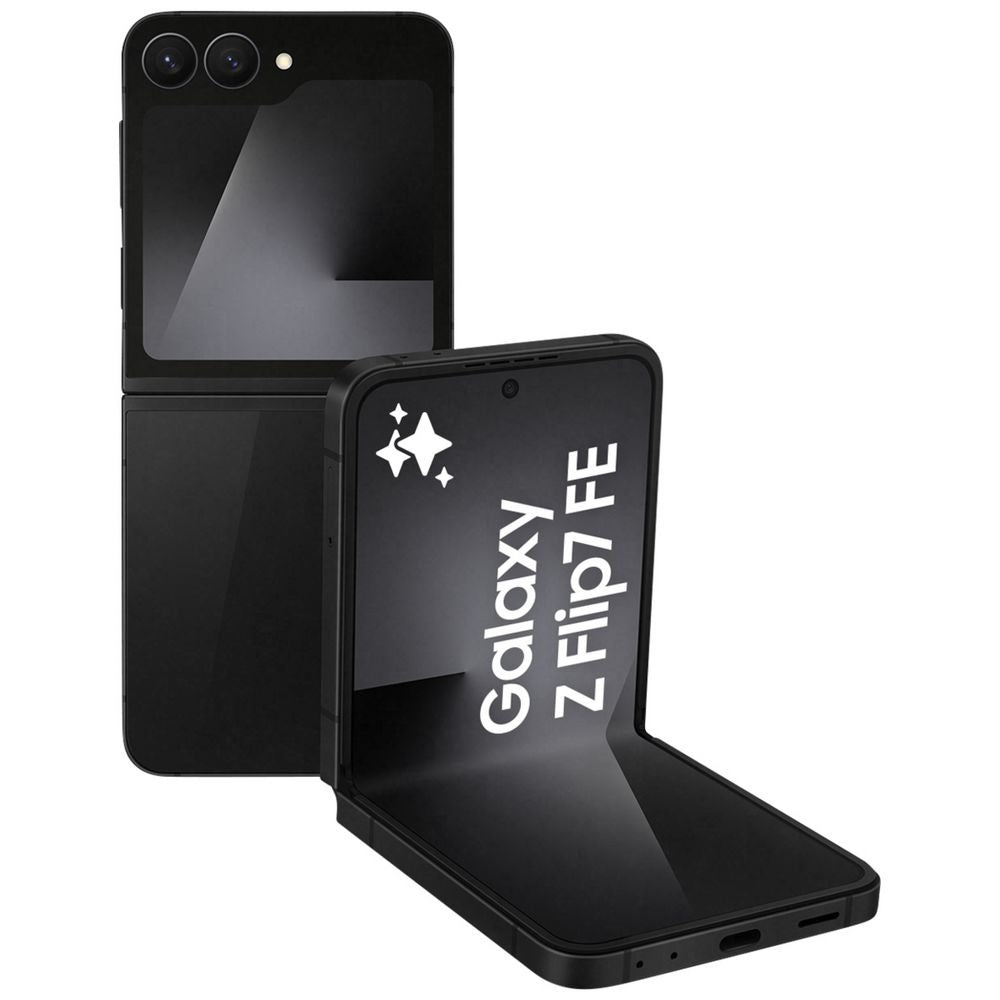 Samsung Galaxy Z Flip7 FE 5G 128GB - Black*AU STOCK*, 6.7', Full HD+, 120Hz, 8GB/128GB, 50MP/10MP, Single + eSIM, 4000mAh, 2 Years Warranty