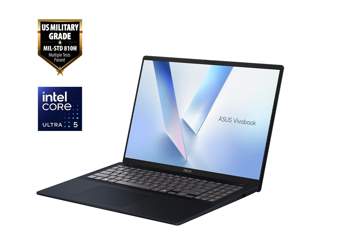 ASUS Vivobook 16' X1605 (1920 x 1200) 16:10 Intel Ultra 5 225H 16GB 512G USB-C Video Win 11 Home Backlit 42w Numpad Blue Lifestyle Notebook 2025