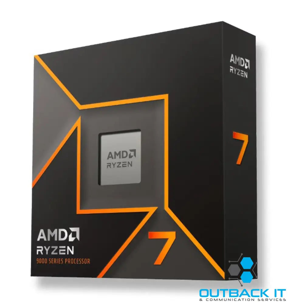 AMD Ryzen 7 9700X 8Cores/16Threads 65w Max Boost Clock 5.5 GHz PCIE 5.0 32MB Cache Radeon™ Graphics 2200 MHz Frequency