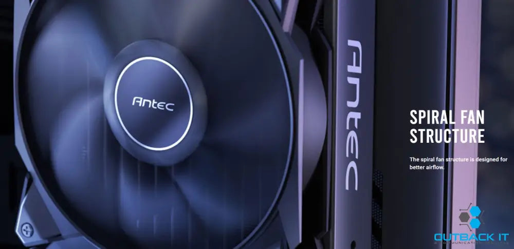 Antec Storm 120mm PWM FDB Fan High Airflow 66.56 CFM Air Pressure 2.7 Noise Level 25.8. Durable Woven Wire PMW Daisy