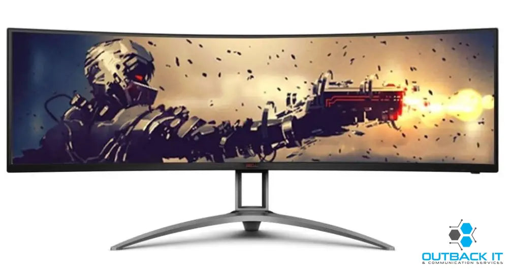 AOC 49’ Curved 1800R 5120X1440 DQHD 32:9 Adaptive Sync HDR 400,1ms 165Hz,3x HDMI,1x DP,USB-C Speaker HAS KVM ultra wide