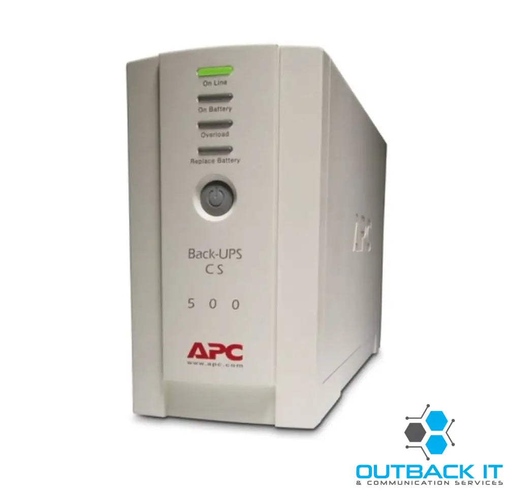 APC Back-UPS 500VA/300W Standby UPS Tower 230V/10A Input 4x IEC C13 Outlets Lead Acid Battery User Replaceable Battery