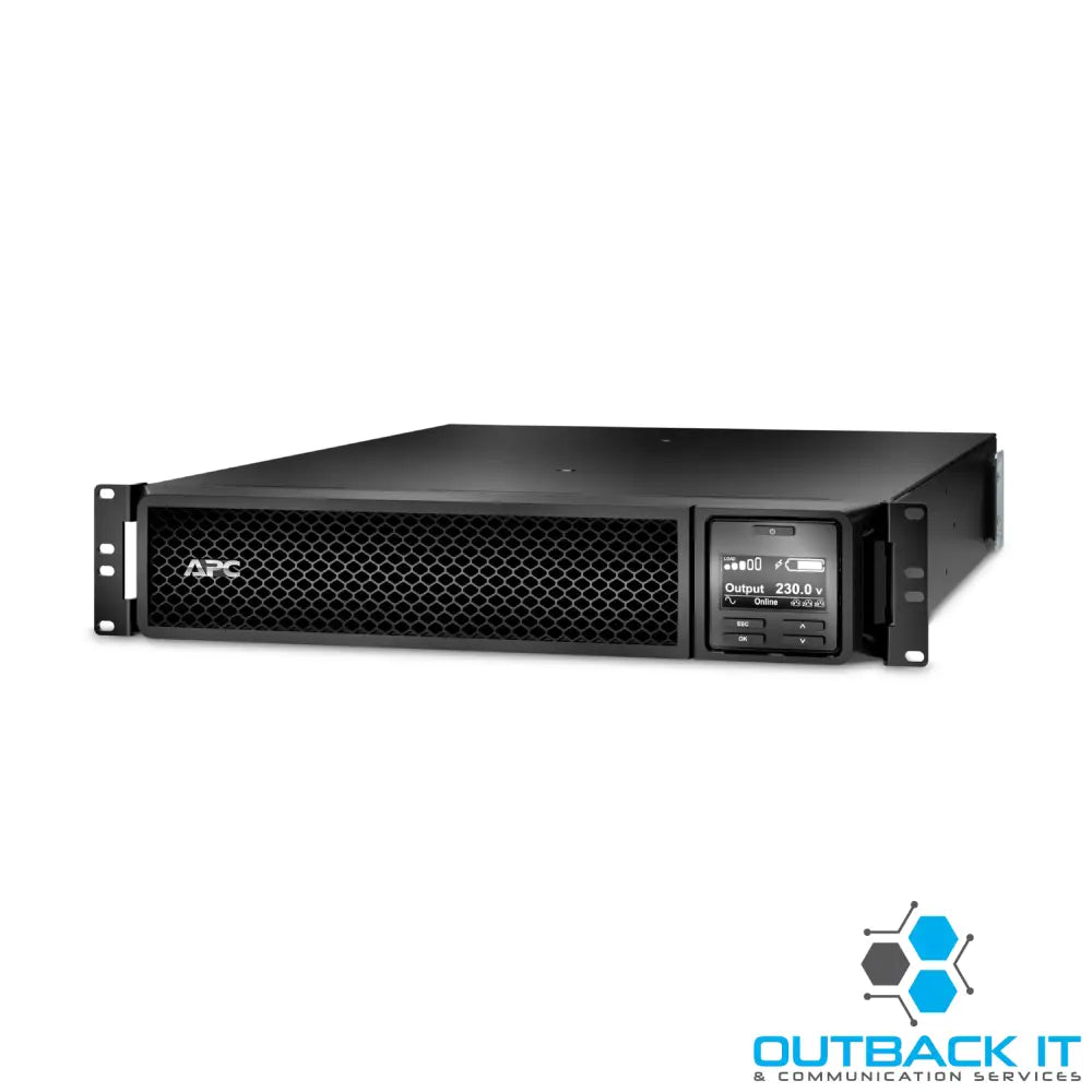 APC Smart-UPS 1000VA/1000W Online UPS 2U RM 230V/10A Input 6x IEC C13 Outlets Lead Acid Battery W/ Network Card W/ Rail