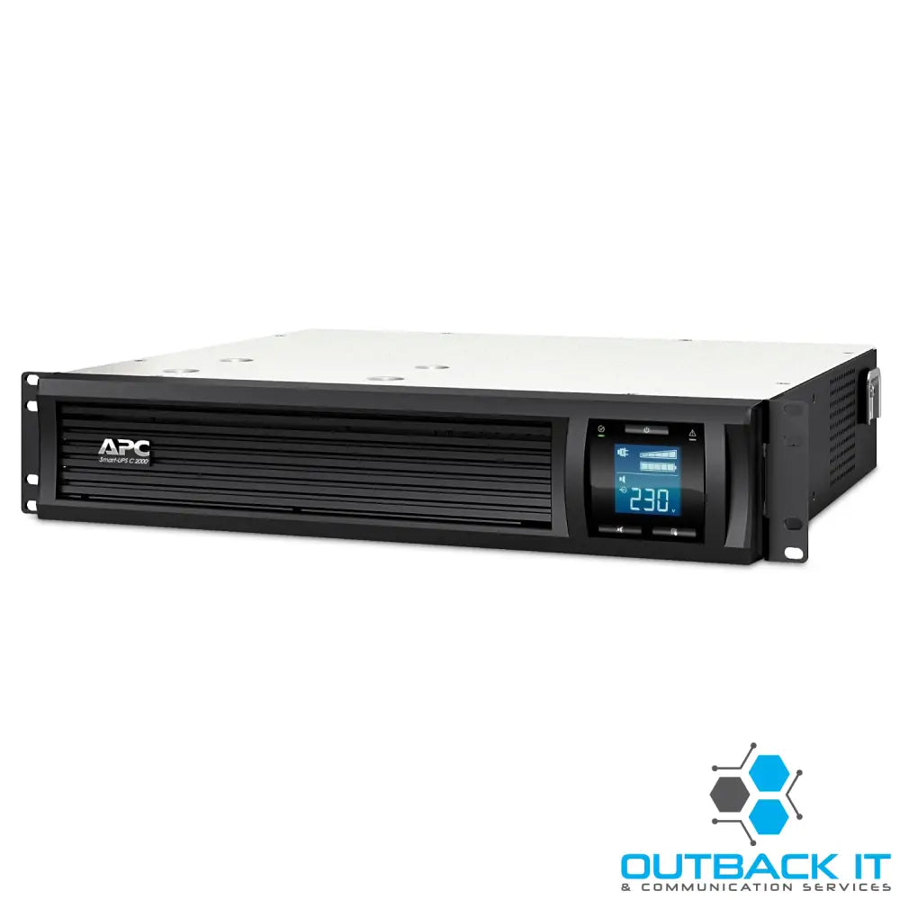 APC Smart-UPS C 2000VA/1300W Line Interactive UPS 2U RM 230V/16A Input 6xIEC C13 Outlets Lead Acid Battery Graphic LCD