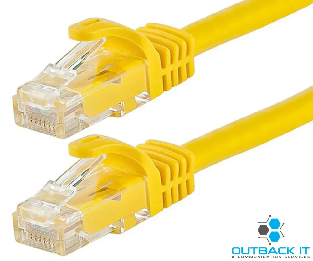 Astrotek CAT6 Cable 25cm/0.25m - Yellow Color Premium RJ45 Ethernet Network LAN UTP Patch Cord 26AWG CU Jacket Network