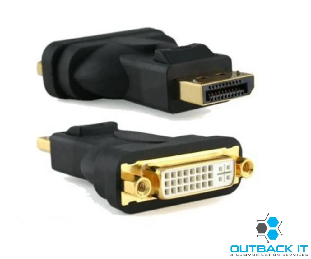 Astrotek DisplayPort DP to DVI-D Adapter Converter 20 pins Male to DVI 24 + 1 pins Female Convertors
