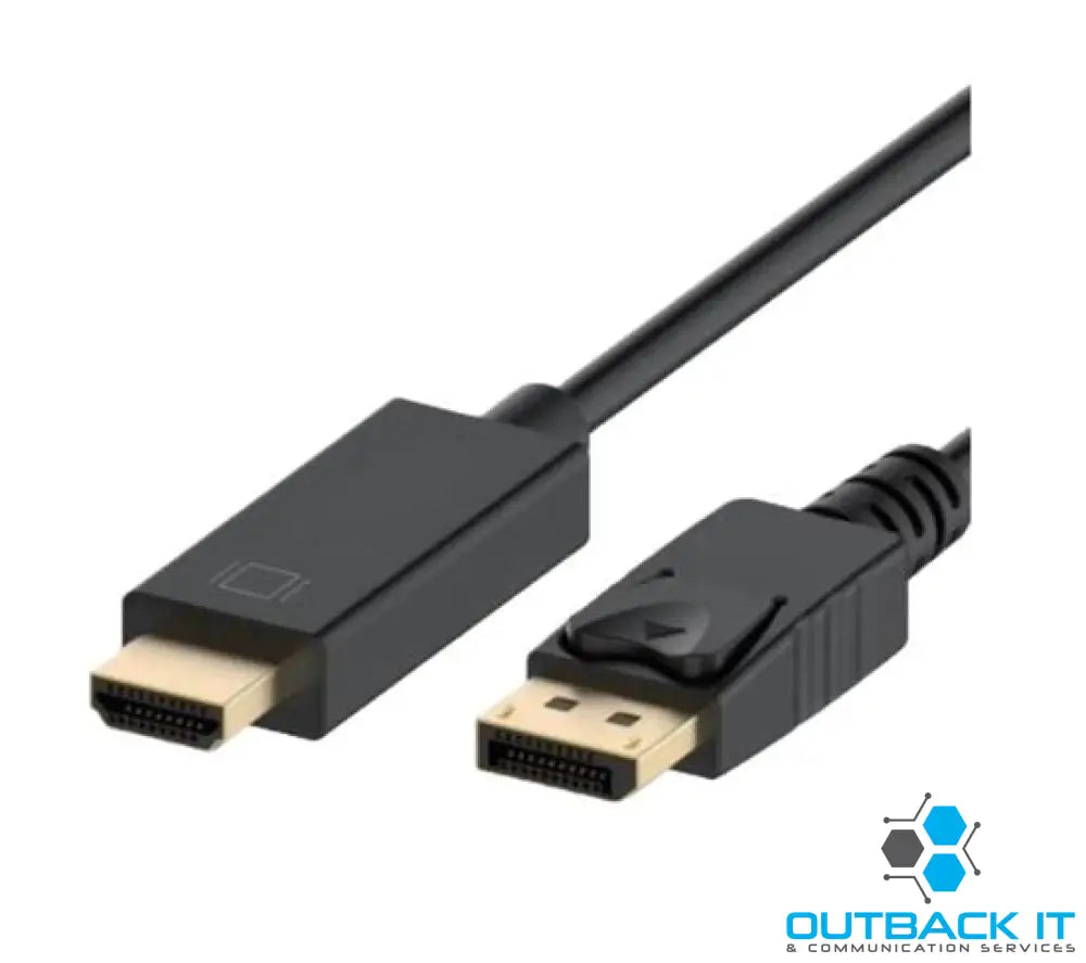 Astrotek DisplayPort DP to HDMI Adapter Converter Cable 1m - Male to Male 1080P Gold-Plated for PC/Laptop to HDTVs