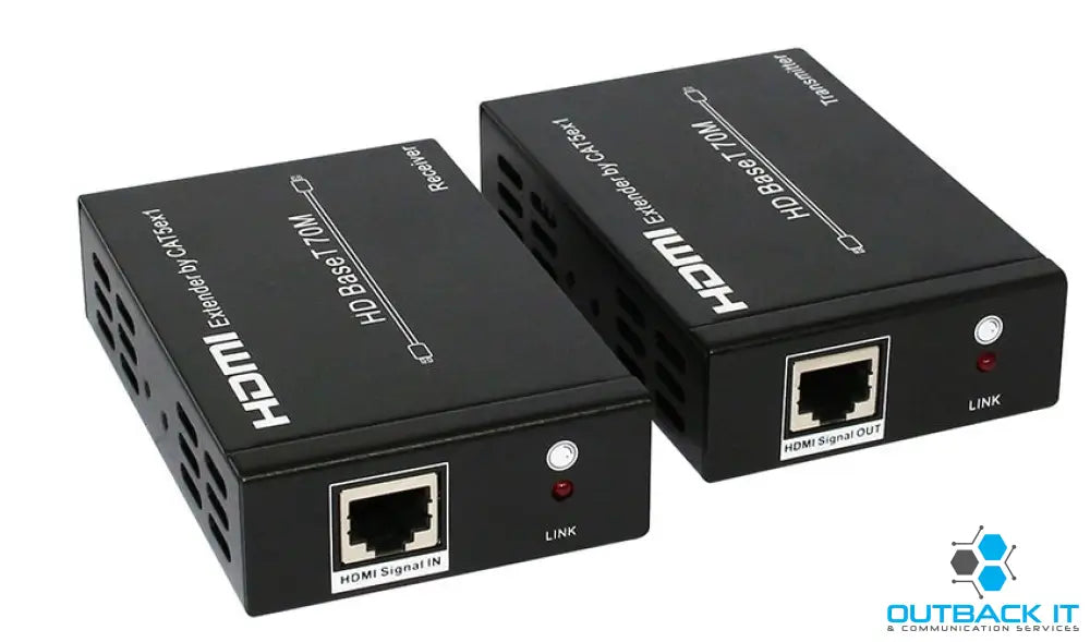 Astrotek HDMI Extender over RJ45 CAT5 CAT6 LAN Ethernet Network Converter Splitter for Foxtel Support 40m 4Kx 2K@30hz