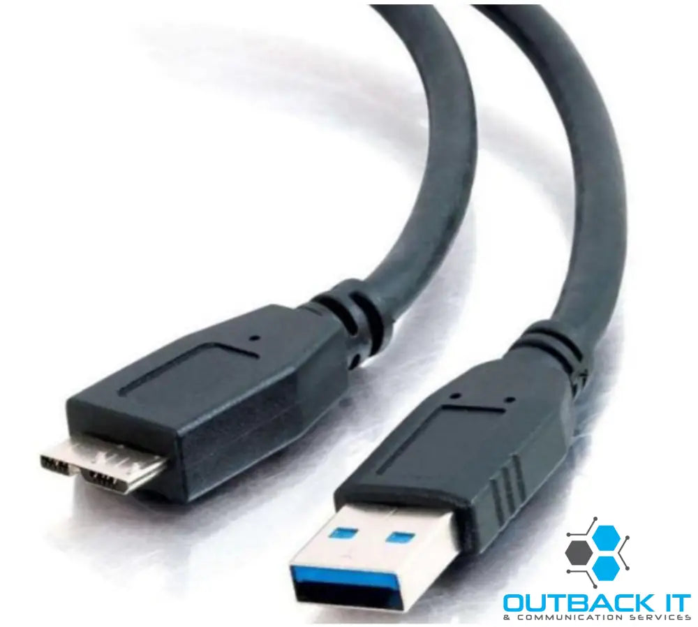 Astrotek USB 3.0 Cable 2m - Type A Male to Micro B Black Colour USB Parallel & Firewire
