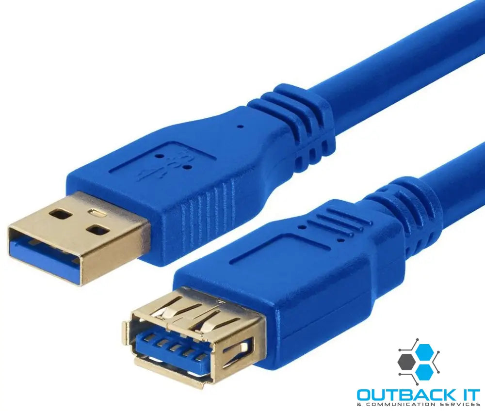 Astrotek USB 3.0 Extension Cable 1m - Type A Male to Type A Female Blue Colour USB Parallel & Firewire