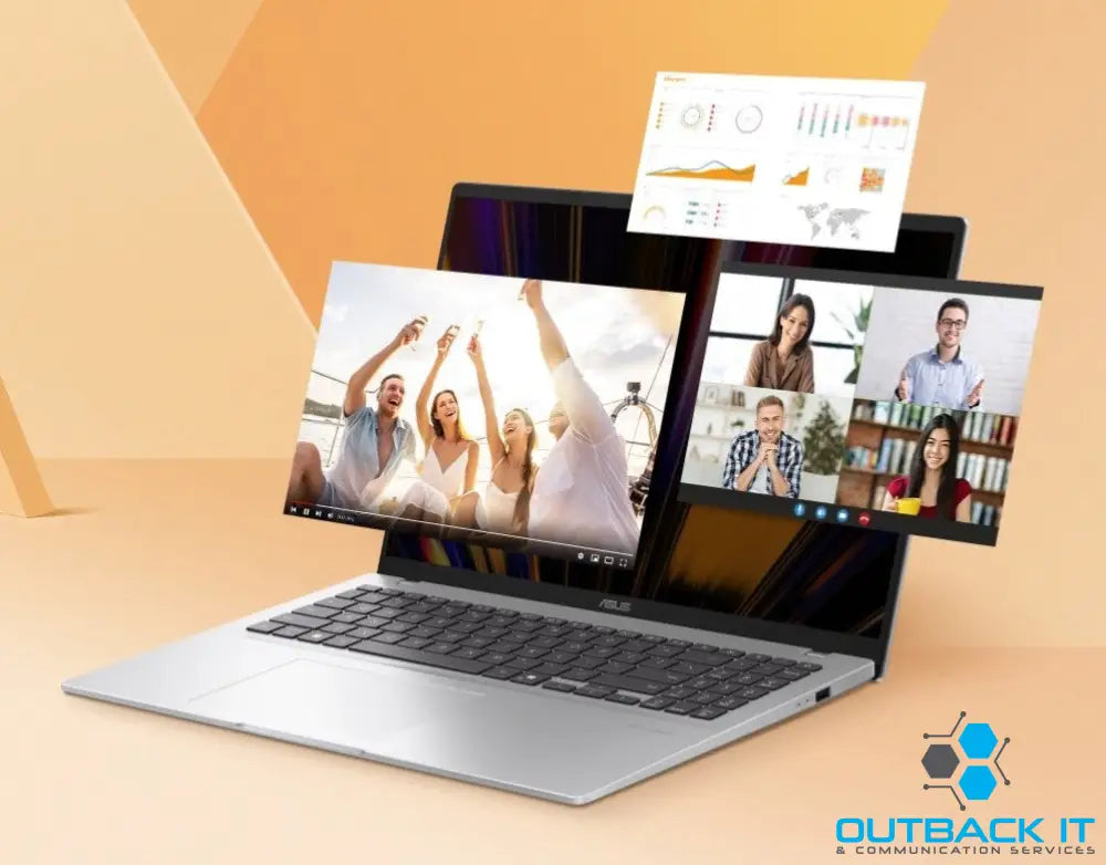 ASUS Vivobook 16’ AMD R7 KRACKAN H WUXGA (1920 x 1200) 16:10 16GB DDR5 1TB PCIEG4 Cool Silver Win11 Home Numpad Copilot