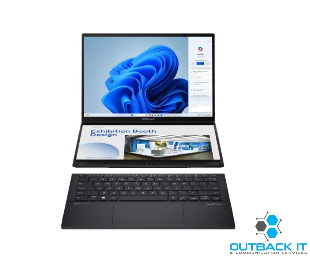 ASUS ZenBook Duo 14’ UX84063K (2880 x 1800) OLED Touchscreen Display Intel Core Ultra 9 285H 32GB RAM 1TB SSD Intel Arc