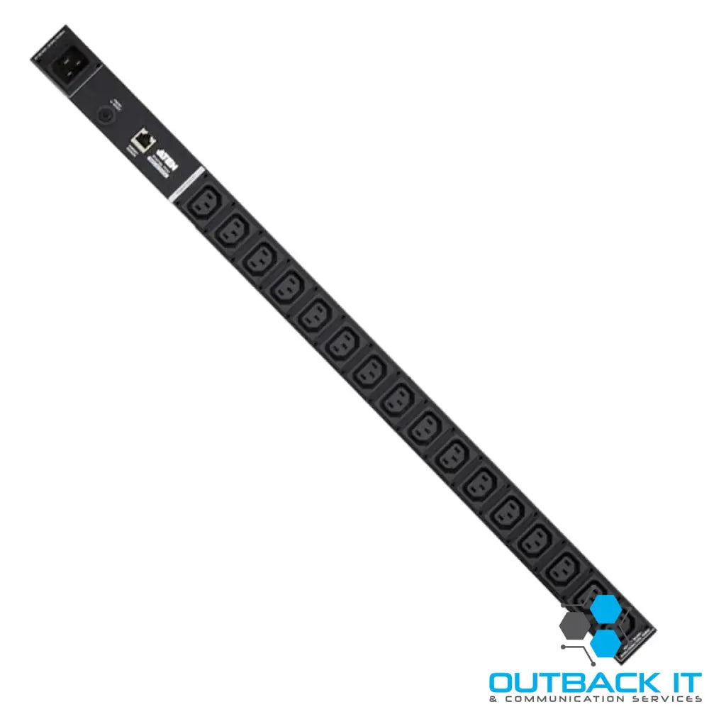 Aten 16-Port 16A Port Power Distribution Unit - PDU 0U Rack Mount Design 16x C13 AC Outlets (PE1216G) Rackmount PDU