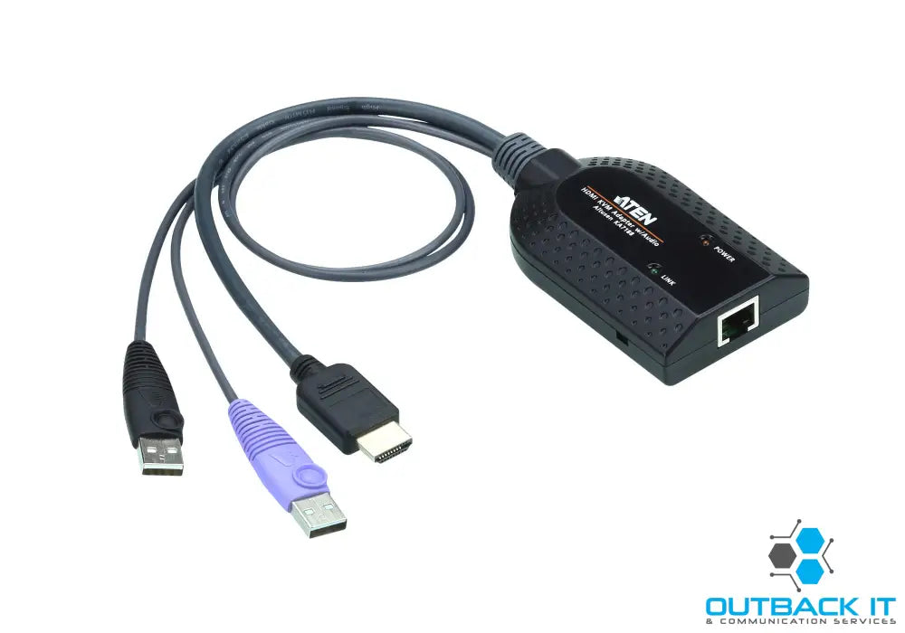 Aten KVM Cable Adapter with RJ45 to HDMI & USB to suit KM and KN series KVM Cables & Adapters