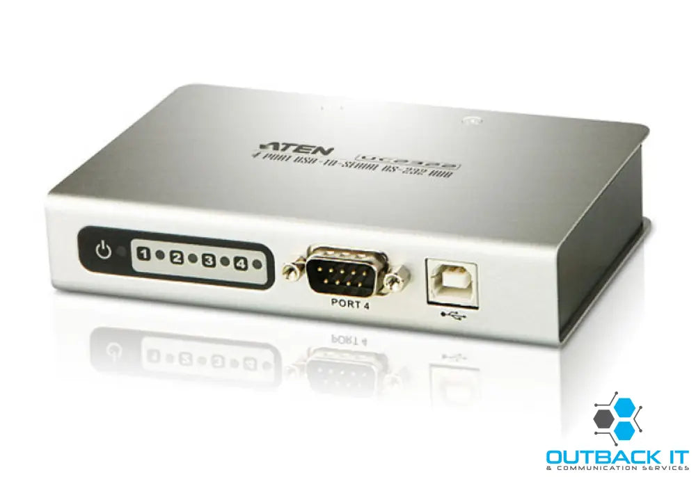 Aten Serial Hub 4 Port USB to RS232 Converter w/ 1.8m cable Supports Hot-Swapping & Plug and Play USB Adapters &
