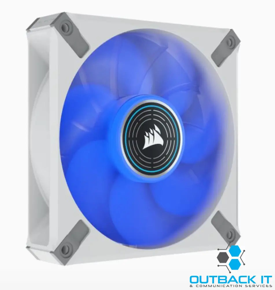 Corsair ML ELITE Series ML120 LED ELITE WHITE 120mm Magnetic Levitation Blue LED Fan with AirGuide Single Pack(LS) Case