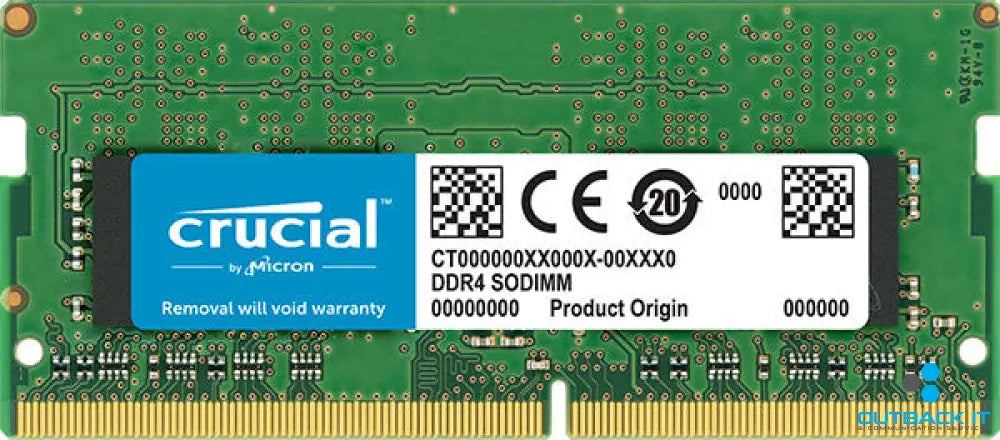 Crucial 8GB (1x8GB) DDR4 SODIMM 2400MHz CL17 1.2V Single Ranked Notebook Laptop Memory DDR4 SODIMM (Notebook)