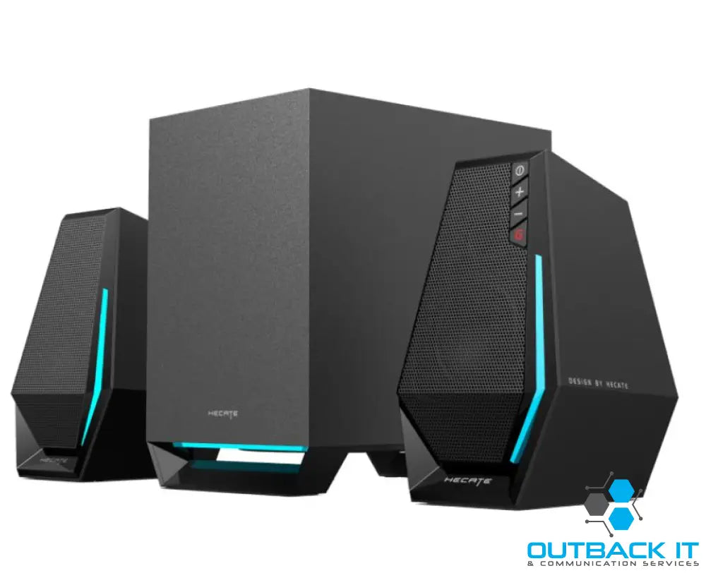 Edifier G1500 MAX 2.1 Wireless Gaming Speakers - 2.5’ full range speaker driver unit and equipped with a 4’ subwoofer