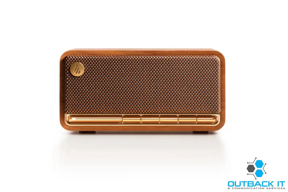 Edifier MP230 BROWN Portable Bluetooth Retro Speaker - Bluetooth 5.0 AUX micro SD USB Audio Streaming 10hrs Battery
