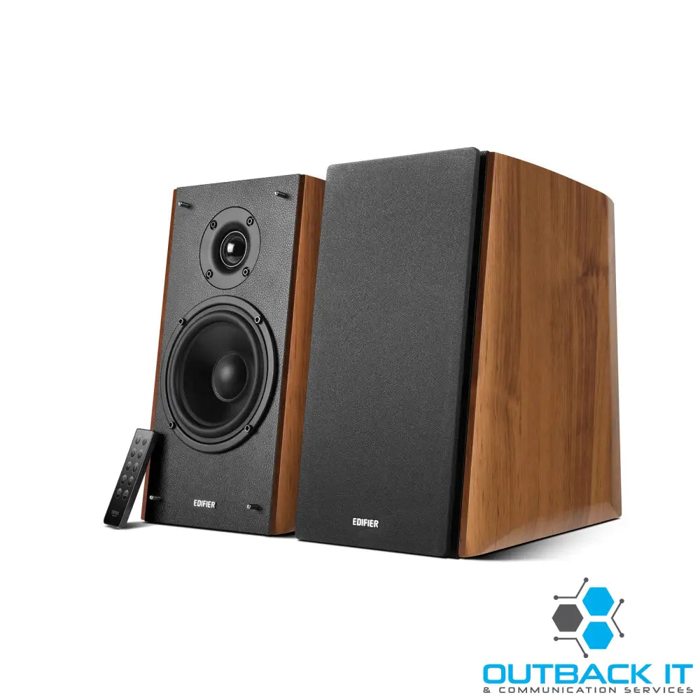 Edifier R2000DB WARMOAK Powered Bluetooth Bookshelf Speakers 25mm Eagle Eye tweeters High-gloss piano design Dual RCA