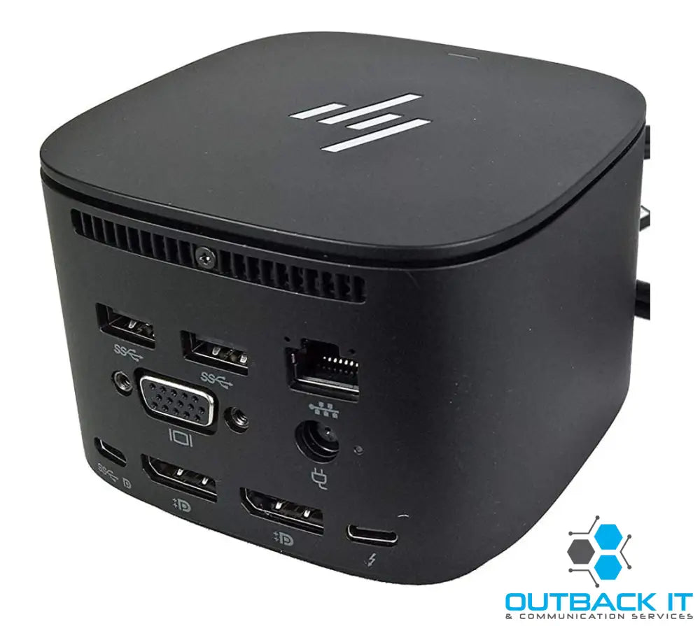HP Thunderbolt Dock 120W G4 4J0A2AA - 1x USB-C 1x ThunderBolt4 1x USB-C 3xUSB3.2 2xDP 1xHDMI 1xRJ45 100W Power Devliery