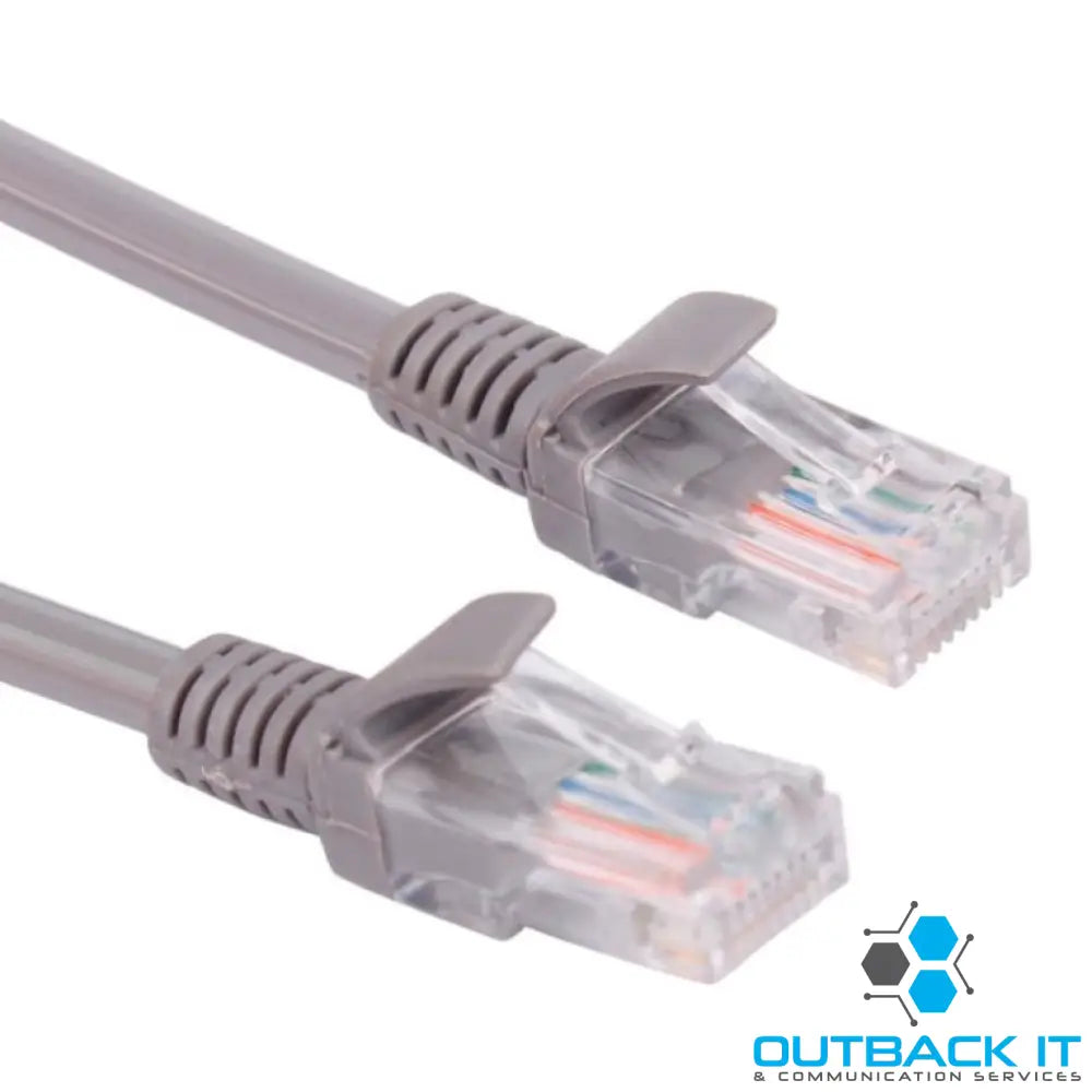 Hypertec 0.5m CAT5 RJ45 LAN Ethenet Network Grey Patch Lead (LS) Network Cables