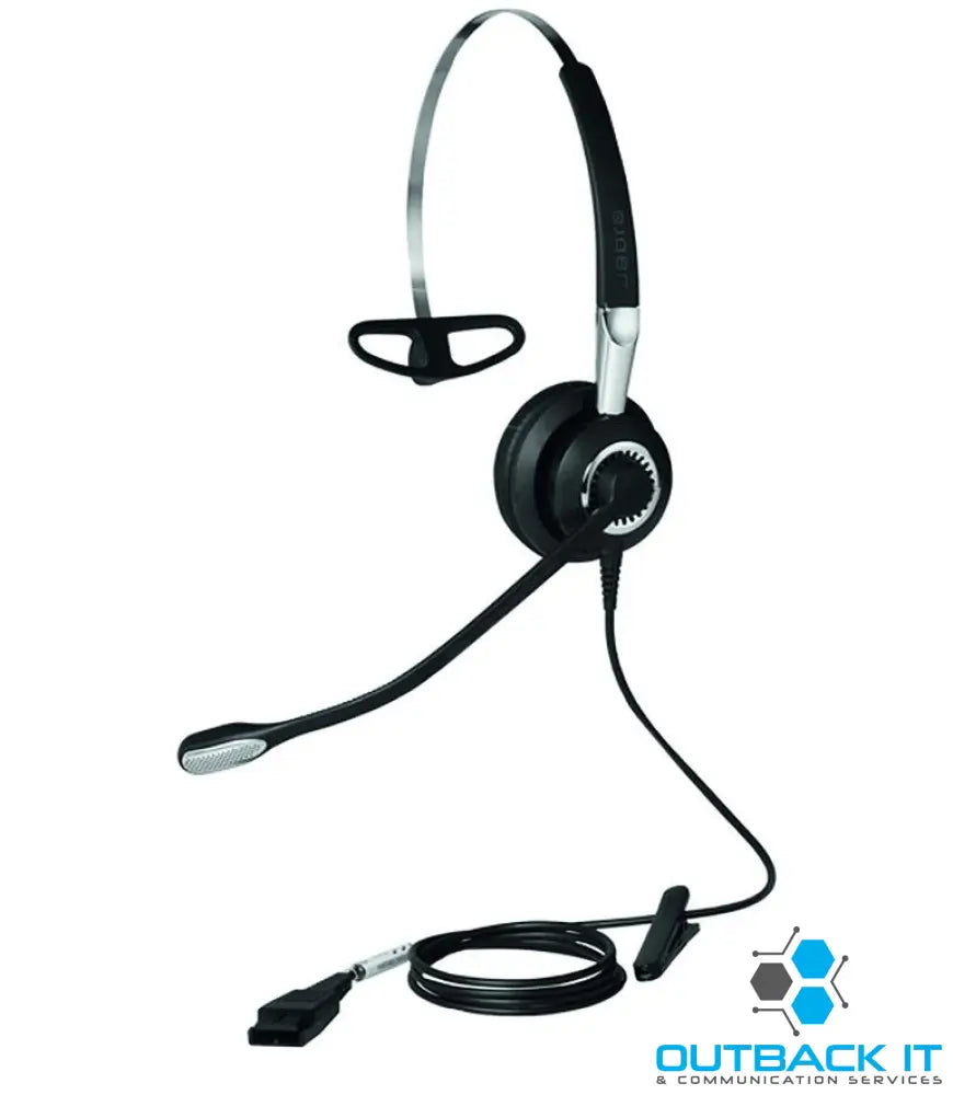 Jabra BIZ 2400 II Mono QD - 3 in 1 Mic. 72 UNC Corded Headset Better Conversation Better Sound HD Voice