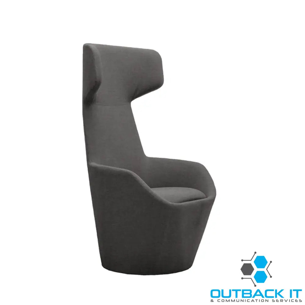 LDR Focus Ultra Chair–High-back lounge chair with ergonomic design fabric upholstery,wide headrest&curved