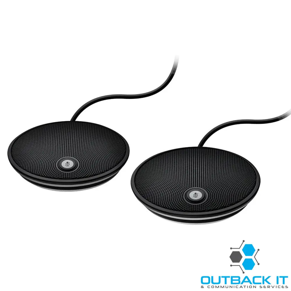 Logitech Group Expansion Microphones for Video & Audio Meeting Conferencing Add-on mics for Medium-Large Groups Webcam