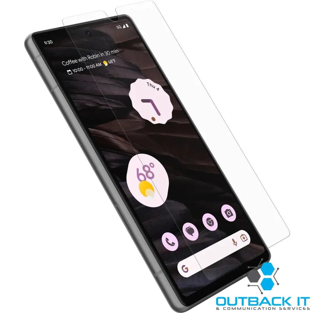 OtterBox Alpha Flex Google Pixel 7a 5G (6.1’) Screen Protector Clear - (77-92105) Antimicrobial Superior Scratch