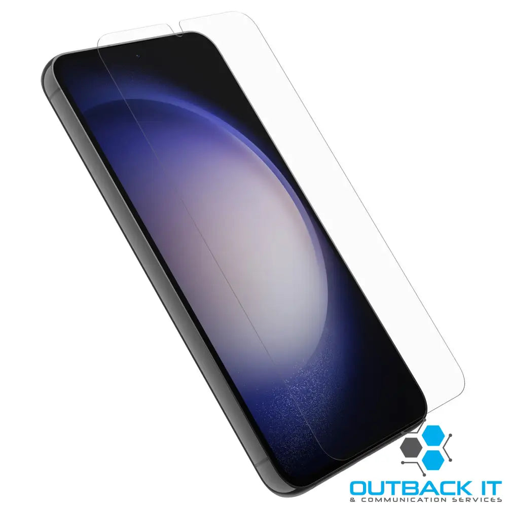 OtterBox Alpha Flex Samsung Galaxy S23 + 5G (6.6’) Screen Protector Clear - (77-91271) Antimicrobial Fingerprint