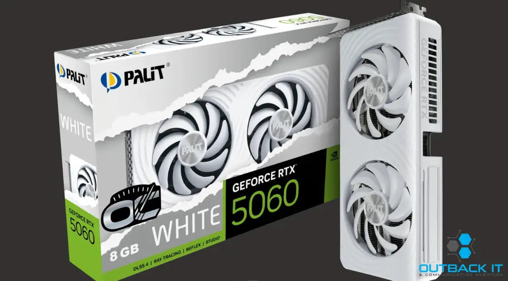 PALIT RTX5060 DUAL WHITE OC 8GB GDDR7 128bit 3-DP HDMI NE75060U19P1-GB2063M PCI-E nVidia Chipset