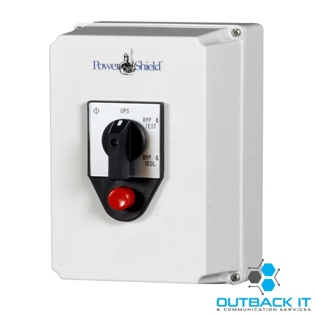 PowerShield Maintenance Bypass Switch Wrap Around Push Button Wall Mount 10K 1-1 ensures uninterrupted power during