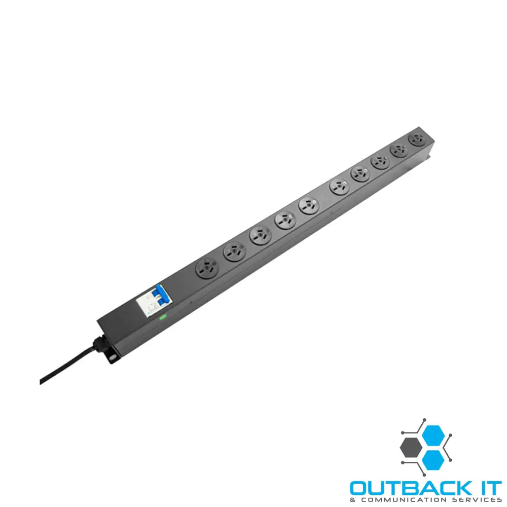 PowerShield Vertical PDU with 10A Aus Input plug 10 x ANZ 10Amp outlets provides reliable power distribution for