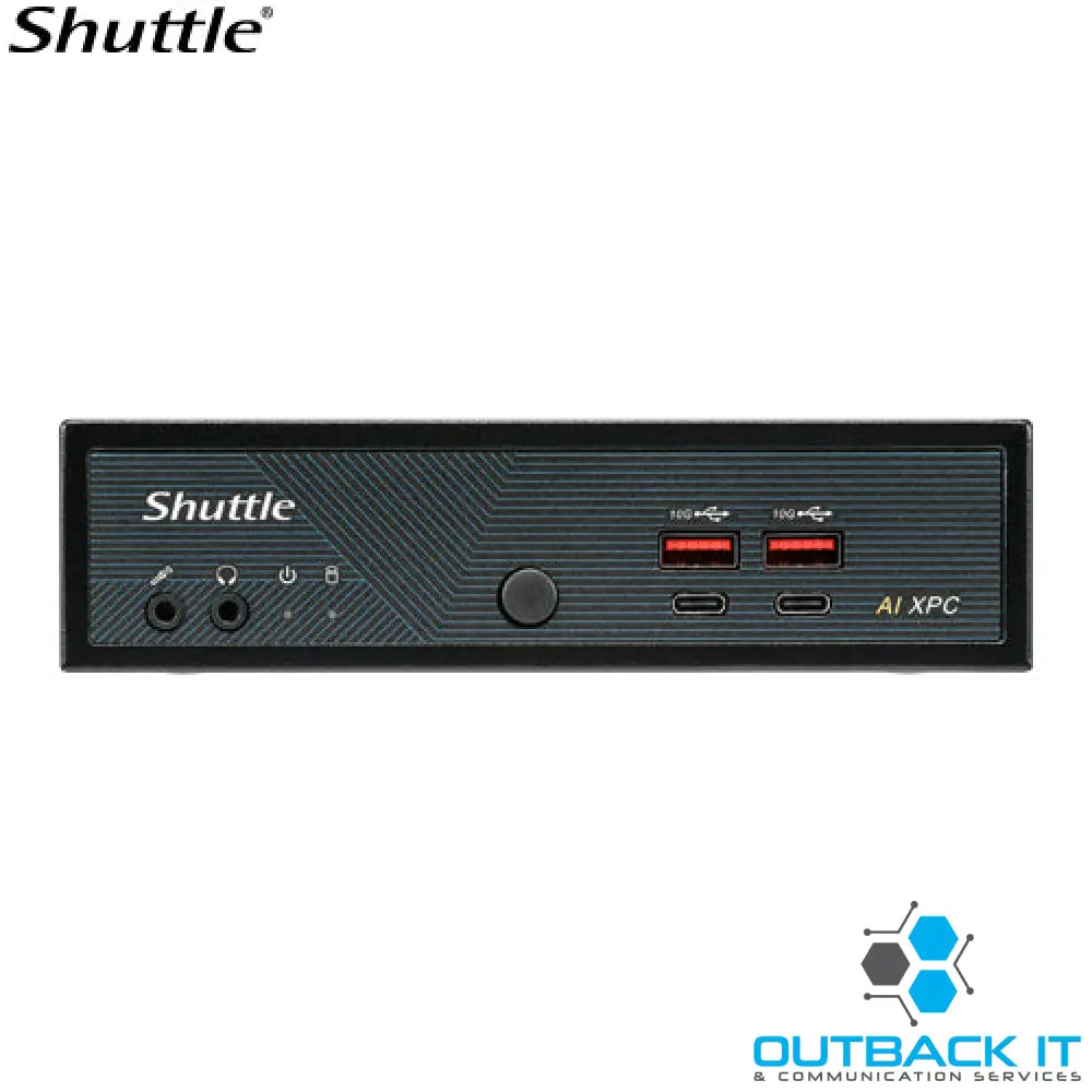 Shuttle AI XPC Intel ® Meteor Lake Core Ultra 7 155H processor 2x DDR5 3x M.2 2280 2x HDMI 2x DP 8x USB 4x 2.5G LAN 1x