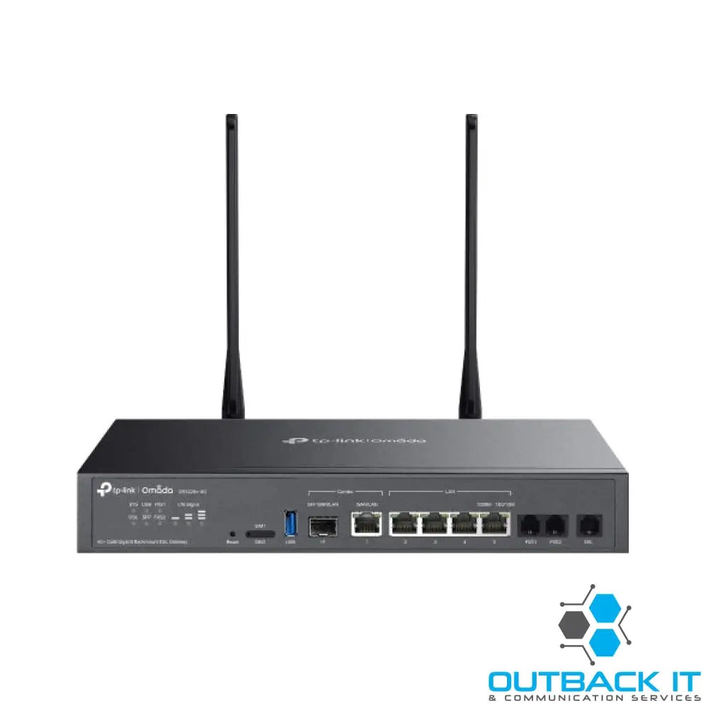 TP-Link DR3220v-4G Omada 4G + Cat6 Gigabit Rackmount DSL Gateway TP-Link Omada