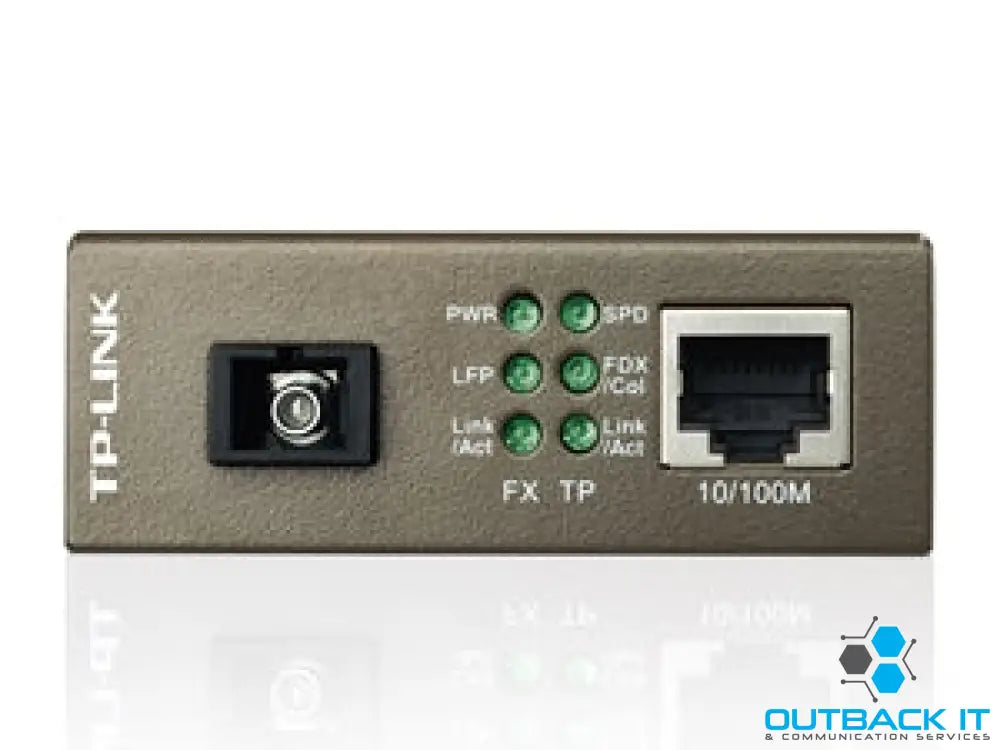 TP-Link MC112CS Media Converter SC WDM Monomodo Simplex 10/100Mbps RJ45 to 100M single-mode SC fiber Tx:1310nm