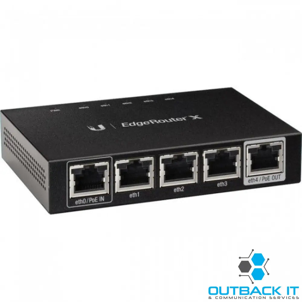 Ubiquiti EdgeRouter X - Advanced Gigabit Ethernet Router (ER-X), Wired