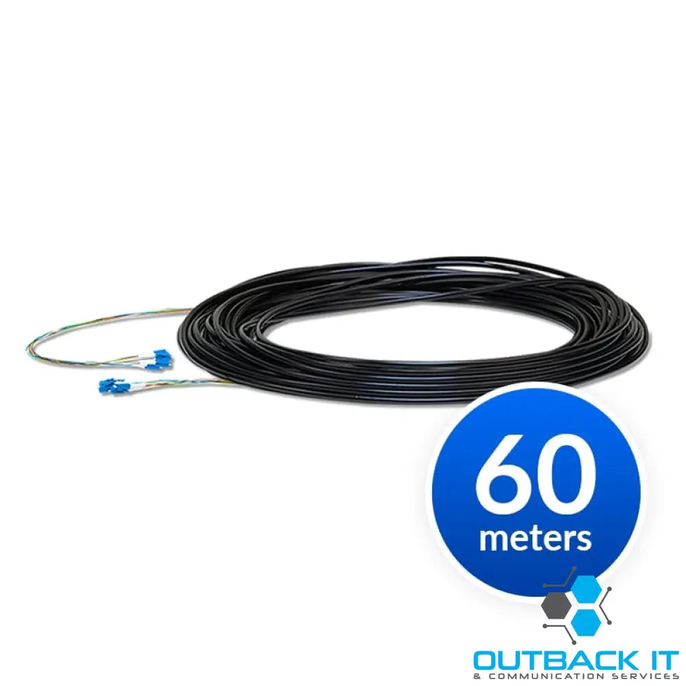 Ubiquiti Single-Mode Lightweight Fiber Cable Lenth 60m Outdoor-Rated Kevlar Yarn For Added Tensile Strength
