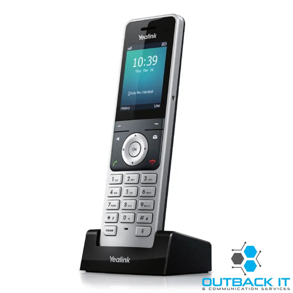 Yealink W56H Cordless DECT IP Phone Handset Wireless HD Audio Quality Quick USB Charging High-end ID design Microsoft