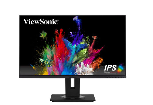 ViewSonic 24' Business Pro USB-C, Daisy Chain, USB Dock 60w, SuperClear IPS. RJ45, HDMI, DP, 5ms, FHD, HAS, Advance Replacement Monitor(LS)