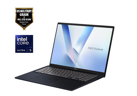 ASUS Vivobook 16' X1605 (1920 x 1200) 16:10 Intel Ultra 5 225H 16GB 512G USB-C Video Win 11 Home Backlit 42w Numpad Blue Lifestyle Notebook 2025