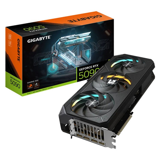 Gigabyte GeForce RTX™ 5090 GAMING  32G, 2407 MHz, CUDA 21760, 28 Gbps, GDDR7, 512 bit, PCI-E 5.0, PSU 1000W, DisplayPort 2.1b *3 HDMI 2.1b *1