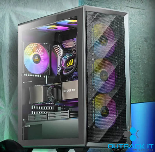 Antec AX85 ARGB ATX,mATX 4x ARGB 360mm Radiator Front GPU 340mm. Mid-Tower Gaming Case ATX and Micro ATX Case No PSU