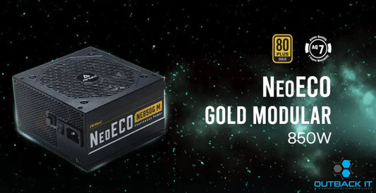 Antec NE 850w 80 + Gold Fully-Modular LLC DC 1x EPS 8PIN 120mm Silent Zero RPM Japanese Caps ATX Power Supply PSU 600w