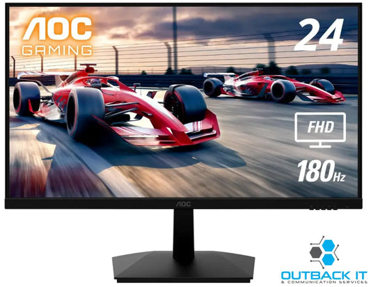AOC 23.8’ 24G15N 180hz 1ms FHD 1080 HDR Mode AdaptiveSync VA 300 Cd/m2 HDMI 2.0 Display Port 1.4. Gaming Monitor (LS)