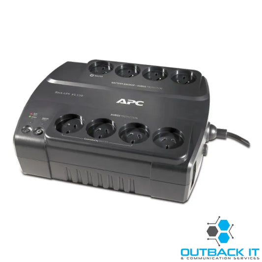 APC Back-UPS 550VA/330W Power-Saving UPS Desk Top 230V/10A Input 8x Aus Outlets Lead Acid Battery User Replaceable