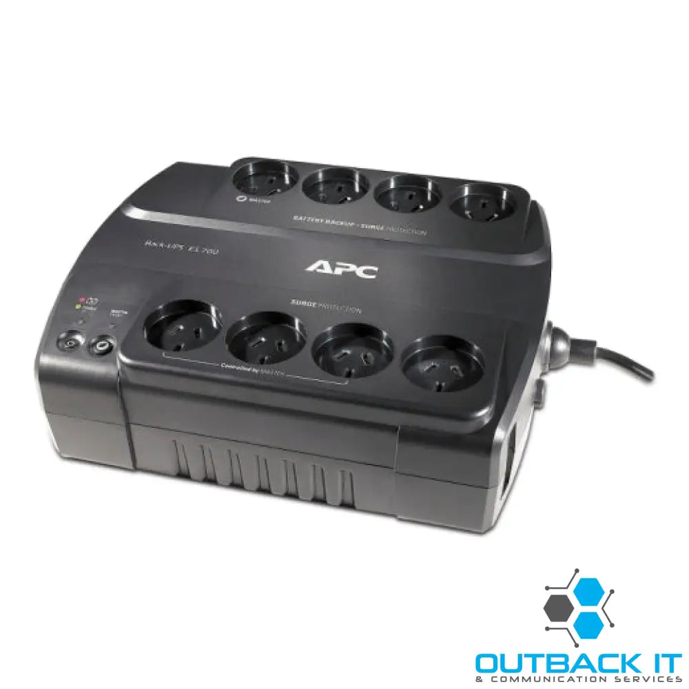 APC Back-UPS 700VA/405W Power-Saving UPS Desk Top 230V/10A Input 8x Aus Outlets Lead Acid Battery User Replaceable